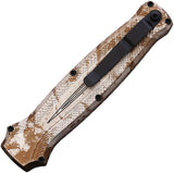 Piranha Knives Automatic Rated-X Tactical Knife OTF Camo Aluminum Black 154CM Blade CP20CT