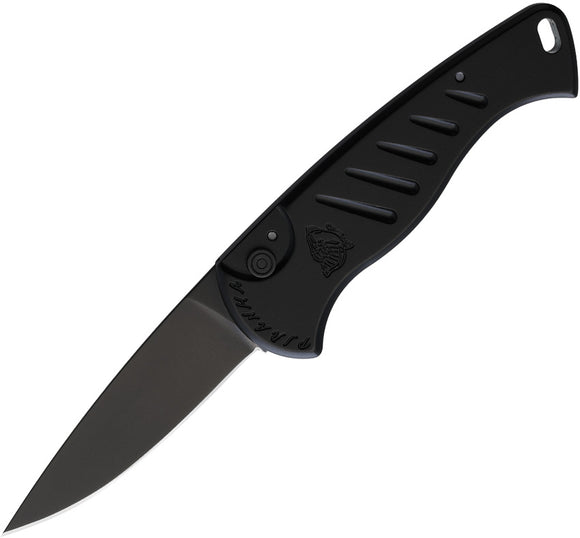 Piranha Knives Automatic Fingerling Black Tactical Knife