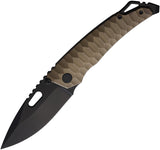 PMP Knives Ares Framelock Bronze Titanium Folding CPM-S90V Pocket Knife 059