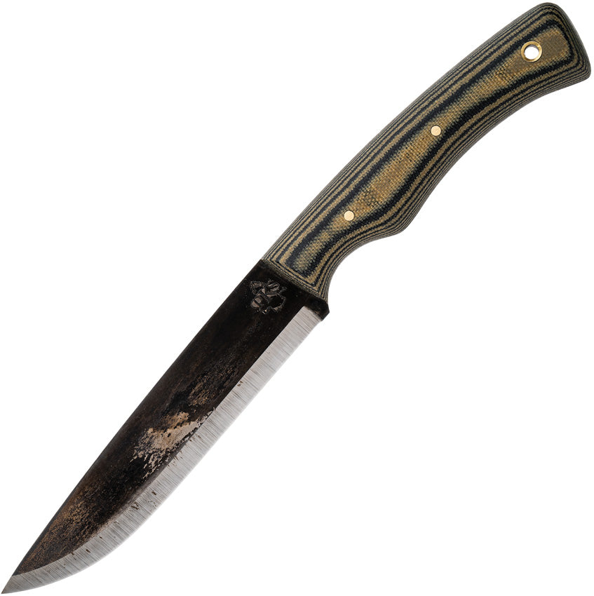 Pathfinder PKS Scorpion XL Camo Micarta 1095HC Steel Fixed Blade