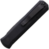 Pro Tech Automatic Godfather Knife Swat Button Lock Black Aluminum 154CM Blade 921