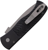 Pro Tech Automatic Emerson CQC7 Knife Black Aluminum 154CM Tanto Blade E7T05