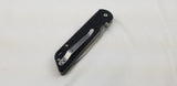 QSP Knife Parrot Linerlock Black Folding D2 Knife 102a