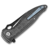 QSP Locust Linerlock Micarta handle VG 10 Folding Knife 117b