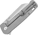 QSP Knife Penguin Plus Framelock Nebula CF & Titanium Folding 20CV Knife 130XLG1