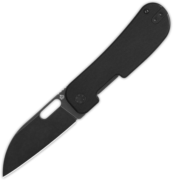 QSP Knife Variant PE Linerlock Blackout G10 Folding 14C28N Pocket Knife 154A