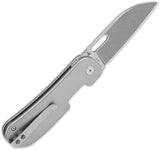 QSP Knife Variant PE Linerlock Gray Titanium Folding 14C28N Pocket Knife 154E