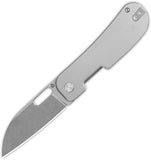 QSP Knife Variant PE Linerlock Gray Titanium Folding 14C28N Pocket Knife 154E