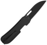 QSP Knife Variant PE Linerlock Black Titanium Folding 14C28N Pocket Knife 154F