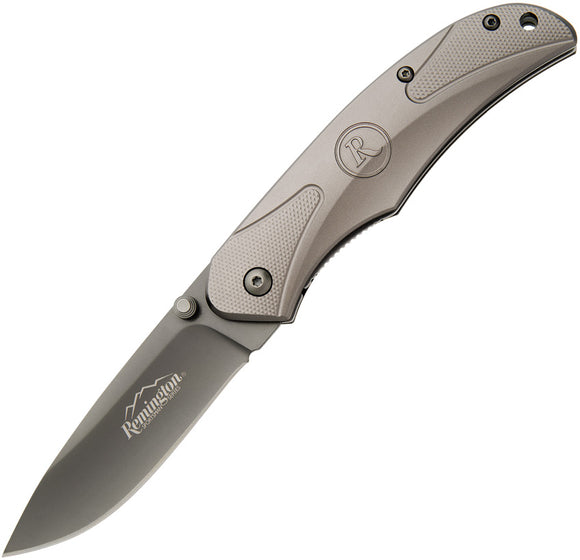 Remington Sportsman FAST A/O Grey Linerlock Folding Pocket Knife 11508