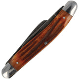 Remington Back Woods Stockman Brown Jigged Folding Pocket Knife 15643