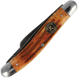 Remington Back Woods Stockman Brown Jigged Folding Pocket Knife 15643