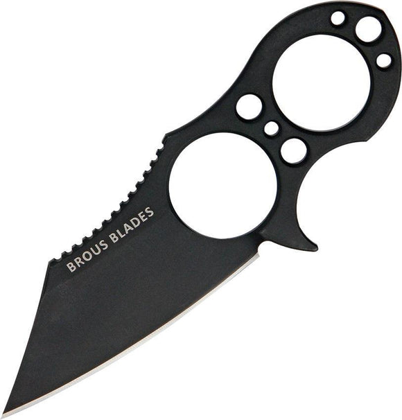 Brous Blades SS-Ranger 2 One Piece Black Cerkote D2 Tool Steel Fixed Knife