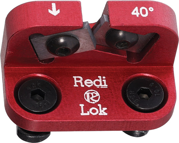 Redi Edge Redi Lok Red Aluminum 60 Degree Sharpener LOK140RD