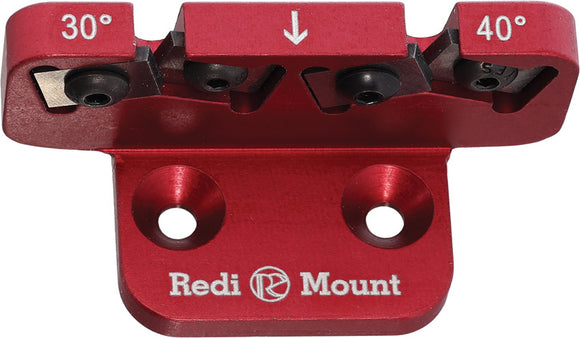 Redi Edge Redi Mount Red Aluminum 60 Degree Sharpener MOUNT2RED