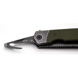 Revo Duo Framelock OD Green G10 Folding 9Cr18MoV Sheepsfoot Pocket Knife DUOSGRN