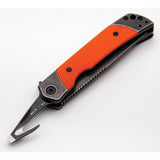 Revo Duo Framelock Orange G10 Folding 9Cr18MoV Sheepsfoot Pocket Knife DUOSORG