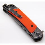 Revo Duo Framelock Orange G10 Folding 9Cr18MoV Sheepsfoot Pocket Knife DUOSORG