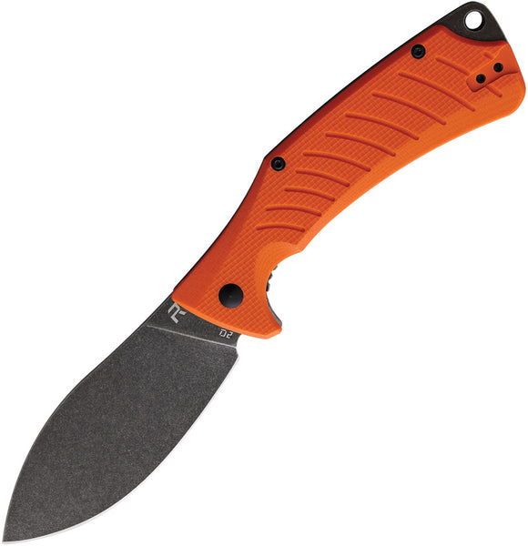 Revo Ness Pocket Knife Linerlock Orange G10 Folding D2 Steel Blade NESSORG