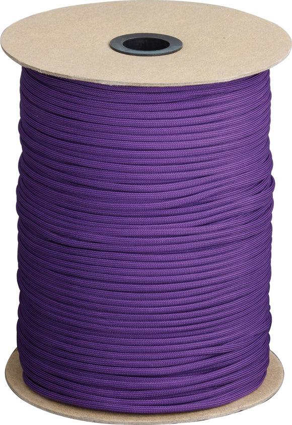 Marbles Parachute Cord Purple 1000 ft 7 strand 550lbs 109s