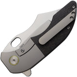 Red Horse Knife Works War Pig Carbon Fiber & Titanium Folding Pocket Knife 031