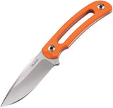 Ruike Hornet F815 Orange G10 Hollowed Handle Stainless Fixed Knife w/ Sheath 815J