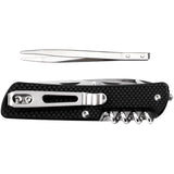 RUIKE M21 Medium Slip Joint Multi-Tool Black G10 Folding 12C27 Pocket Knife M21B