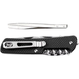 RUIKE M31 Medium Slip Joint Multi-Tool Black G10 Folding 12C27 Pocket Knife M31B