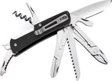 RUIKE M51 Medium Slip Joint Multi-Tool Black G10 Folding 12C27 Pocket Knife M51B