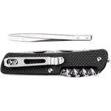 RUIKE M61 Medium Slip Joint Multi-Tool Black G10 Folding 12C27 Pocket Knife M61B