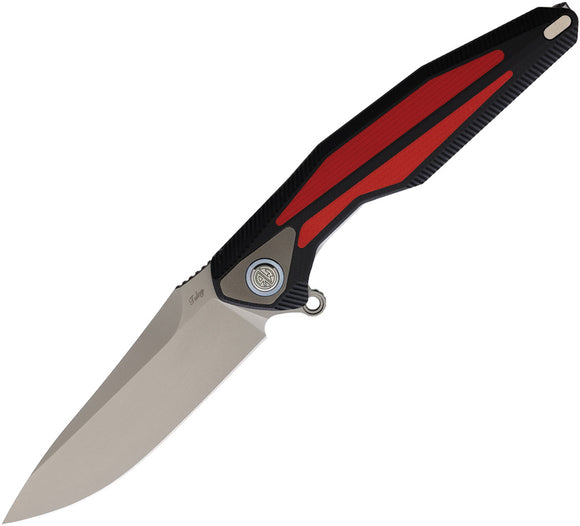 Rike Knife Tulay Red Linerlock 154cm Folding Knife tulaybr