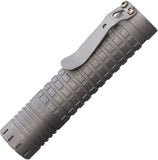 ReyLight Dawn Grey Smooth Titanium Water Resistant Flashlight DNTISW