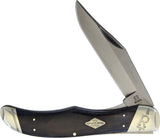 Rough Rider Folding Hunter Black Titanium Bone Handle Folding Blade Knife 1779