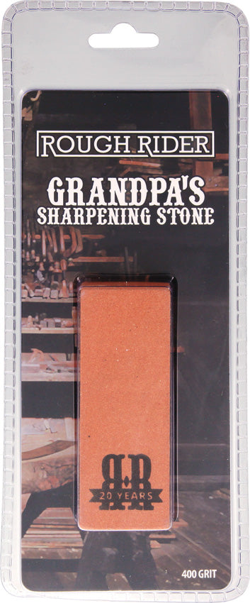 Rough Rider 400 Grit Knife Grandpa's Sharpening Stone 1882
