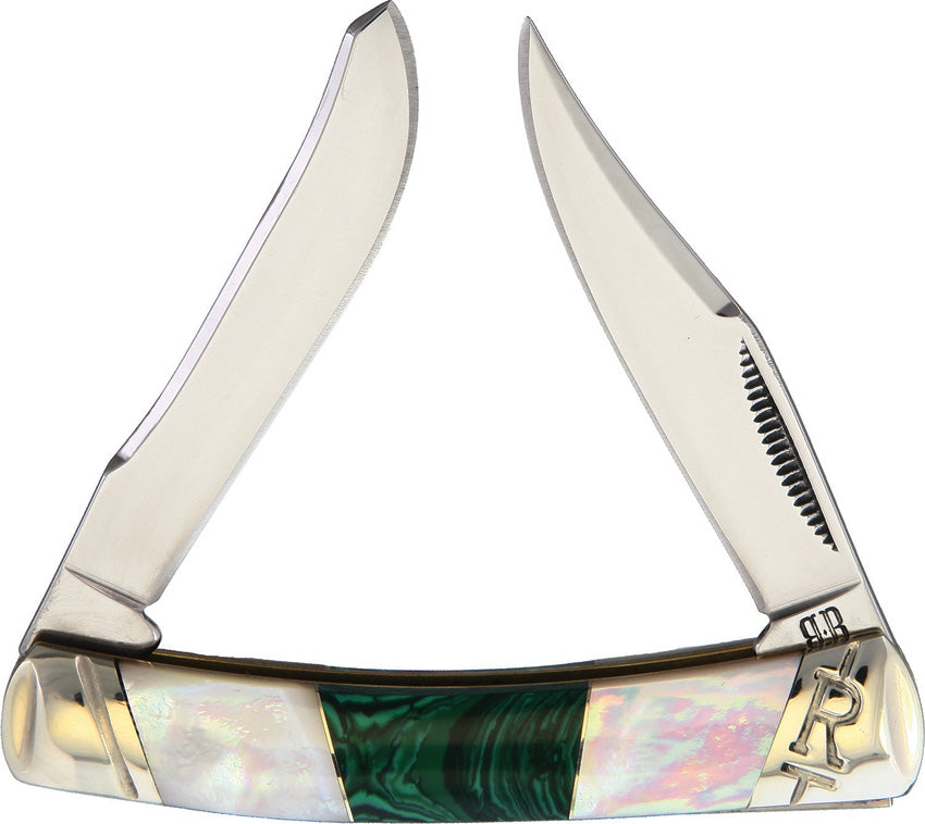 WORLDS SMALLEST WORKING POCKET KNIFE! Tiny Miniature REAL Blade Abalone  Pearl