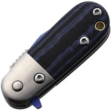 Rough Ryder Stompin Berry Linerlock A/O Black & Blue G10 Folding Knife 2548