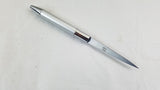 Rough Rider Silver 5.5" Ink Writing Pen w/ 2.25" Fixed Blade Knife 612