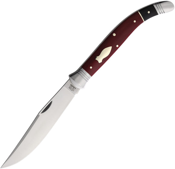Rough Ryder Reserve Sabacc Red & Black Micarta Folding D2 Steel Pocket Knife 025