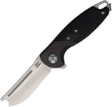 Rough Ryder Reserve One Arm Razor A/O Black G10 & CF Folding D2 Pocket Knife 036