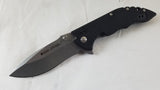 Real Steel E77 Black G-10 Handle Folding Knife Plain Edge blade - 5115