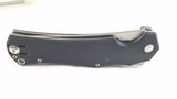 Real Steel Archangel Linerlock Chad Los Banos Black Folding Knife 7251