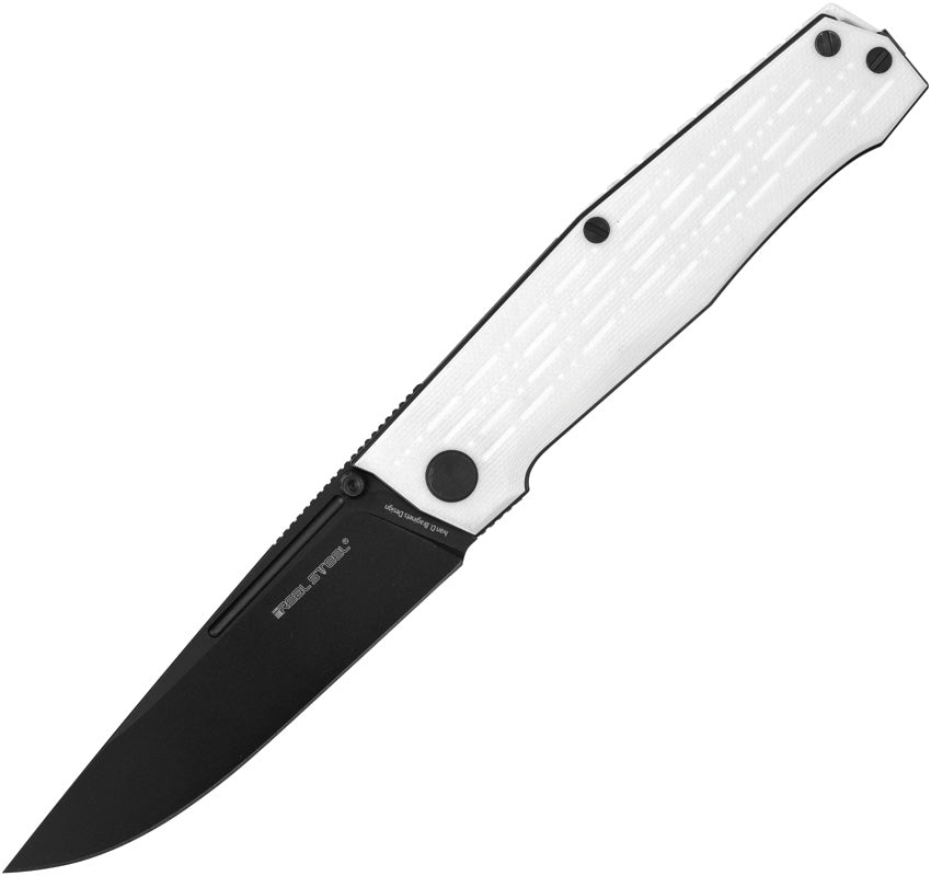 Real Steel Rokot Folding Knife 3.63 Bohler N690 Steel Blade Black