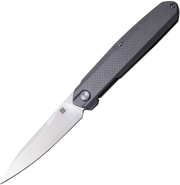 Real Steel S5 Metamorph Compact Pocket Knife Gray Titanium Folding M390 7811T