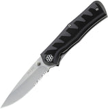 CRKT Ruger Stonewash Crack-shot compact Assisted Serrated Folding Knife 1206