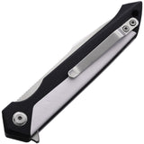 ROXON K3 Linerlock Black G10 & White Leather Folding D2 Pocket Knife K3D2WHT