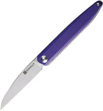 SENCUT Jubil Linerlock Purple G10 Folding D2 Steel Wharncliffe Knife 200291