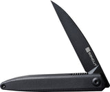 SENCUT Jubil Linerlock Black G10 Folding D2 Steel Wharncliffe Knife 200292