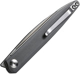 SENCUT Jubil Linerlock Gray G10 Folding D2 Steel Wharncliffe Knife 200293