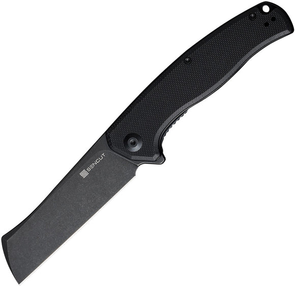SENCUT Traxler Linerlock Black G10 Folding 9Cr18MoV Pocket Knife 20057C1