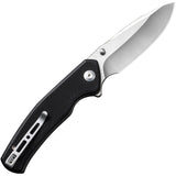SENCUT Slashkin Linerlock Black G10 Folding D2 Steel Drop Pt Pocket Knife 200661